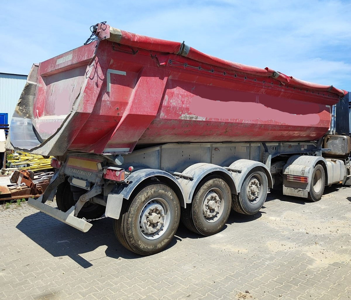 Schwarzmüller 3-Axle Tipper - Taurpaulin - Semirremolque volquete: foto 5 Schwarzmüller 3-Axle Tipper - Taurpaulin - Semirremolque volquete: foto 5