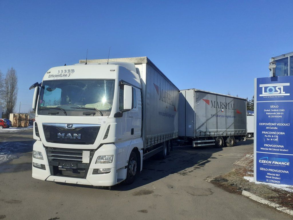 MAN TGX24.510 EURO 6 6x2 + Wecon - Camión lona: foto 1 MAN TGX24.510 EURO 6 6x2 + Wecon - Camión lona: foto 1