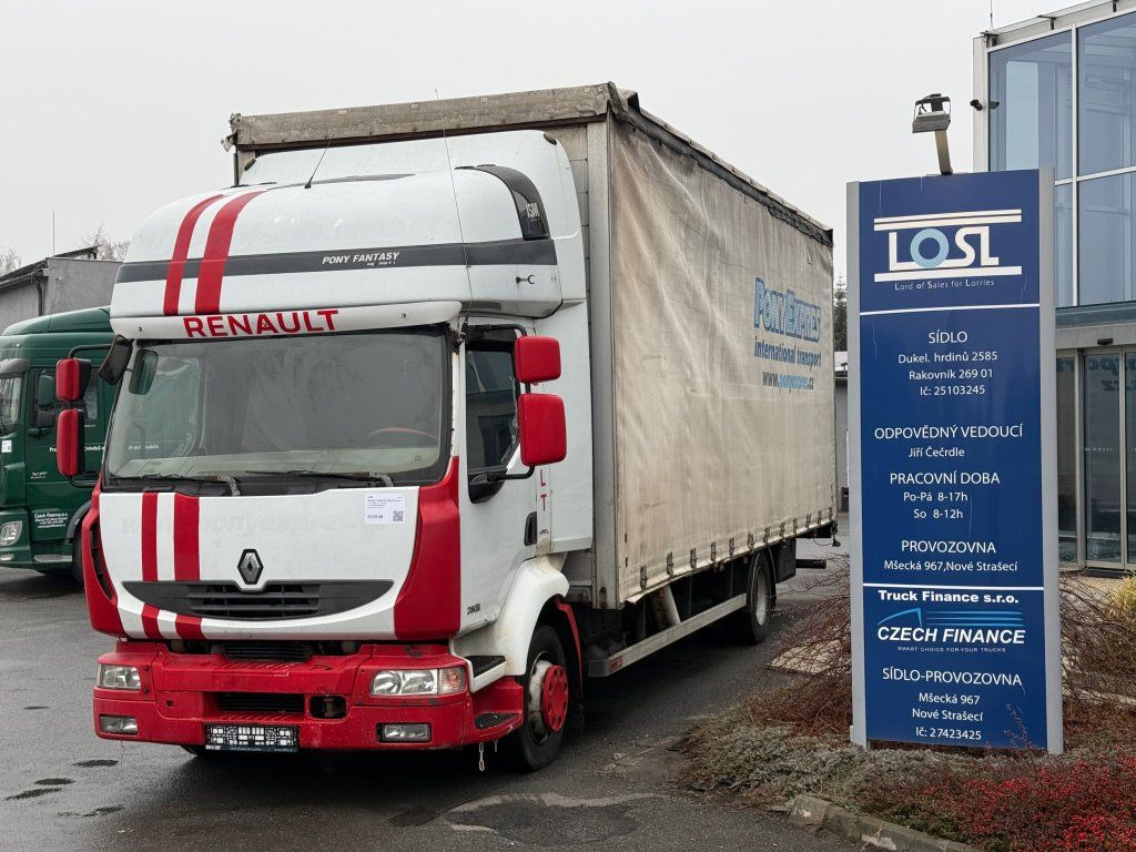 Renault Midlum 280.12 EURO 4 - Camión lona: foto 1 Renault Midlum 280.12 EURO 4 - Camión lona: foto 1