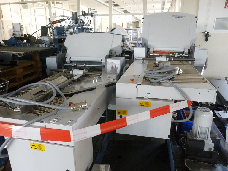 Heidelberg Stahlfolder PFH-82 pallet feeder with SSP-82 slitter shaft station - Plegadora de papel: foto 2 Heidelberg Stahlfolder PFH-82 pallet feeder with SSP-82 slitter shaft station - Plegadora de papel: foto 2