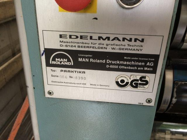 Máquina offset MAN Roland Practica PR 00 single-color offset press with imprinting unit for numbering: foto 7 Máquina offset MAN Roland Practica PR 00 single-color offset press with imprinting unit for numbering: foto 7