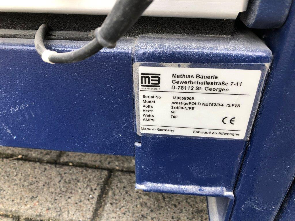 Mathias Bäuerle Prestige FoldNet 52-4-4-FSA-AM 52 buckle plate folding machine - Plegadora de papel: foto 5 Mathias Bäuerle Prestige FoldNet 52-4-4-FSA-AM 52 buckle plate folding machine - Plegadora de papel: foto 5