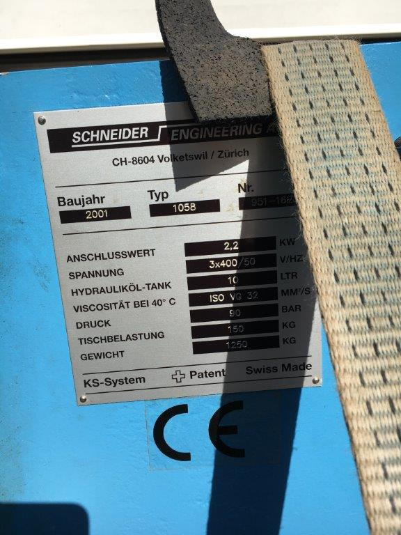 Schneider Enginneering Stacker (Transomat) Model 1058 - Máquina de corte de papel: foto 2 Schneider Enginneering Stacker (Transomat) Model 1058 - Máquina de corte de papel: foto 2