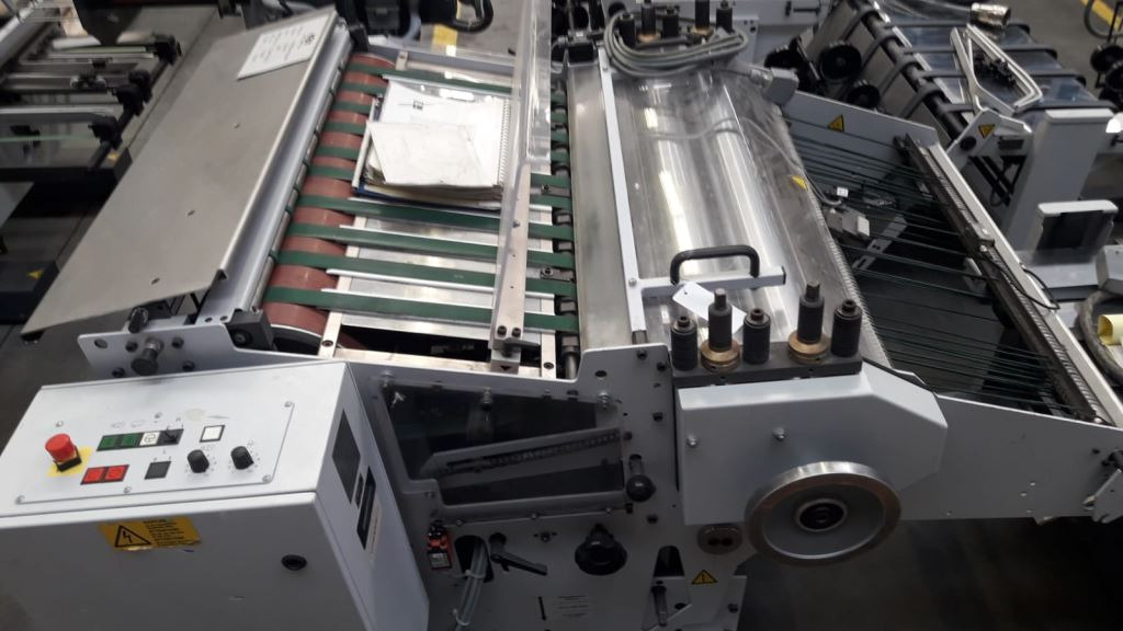 Vertical stack delivery with compression station Heidelberg Stahlfolder VSA 86 H - Plegadora de papel: foto 3 Vertical stack delivery with compression station Heidelberg Stahlfolder VSA 86 H - Plegadora de papel: foto 3