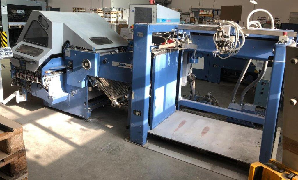 Semi-automatic adjustable combination folding machine MBO K 800.1-SKTL-4-FP from Bj. 2003 - Plegadora de papel: foto 4 Semi-automatic adjustable combination folding machine MBO K 800.1-SKTL-4-FP from Bj. 2003 - Plegadora de papel: foto 4