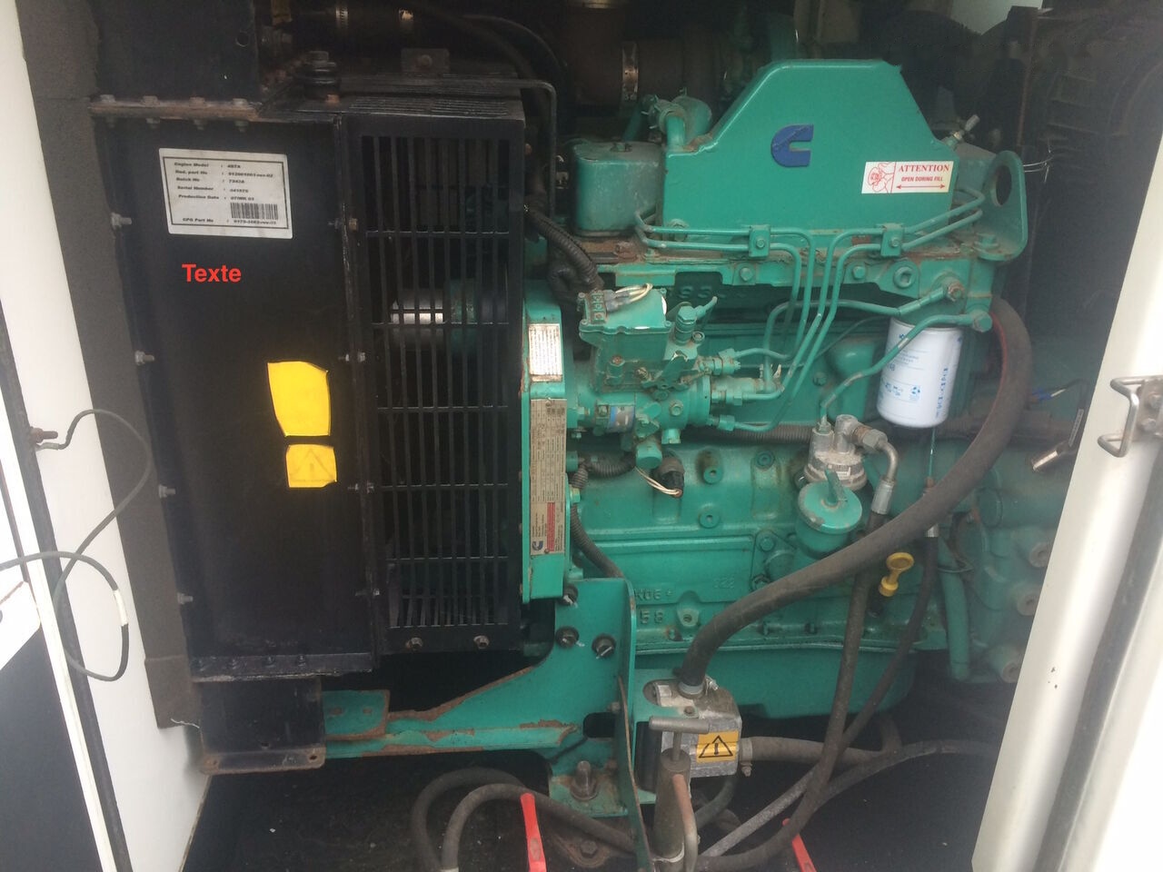 Cummins 70 kVa 4BT3.9 - Generador industriale: foto 2 Cummins 70 kVa 4BT3.9 - Generador industriale: foto 2