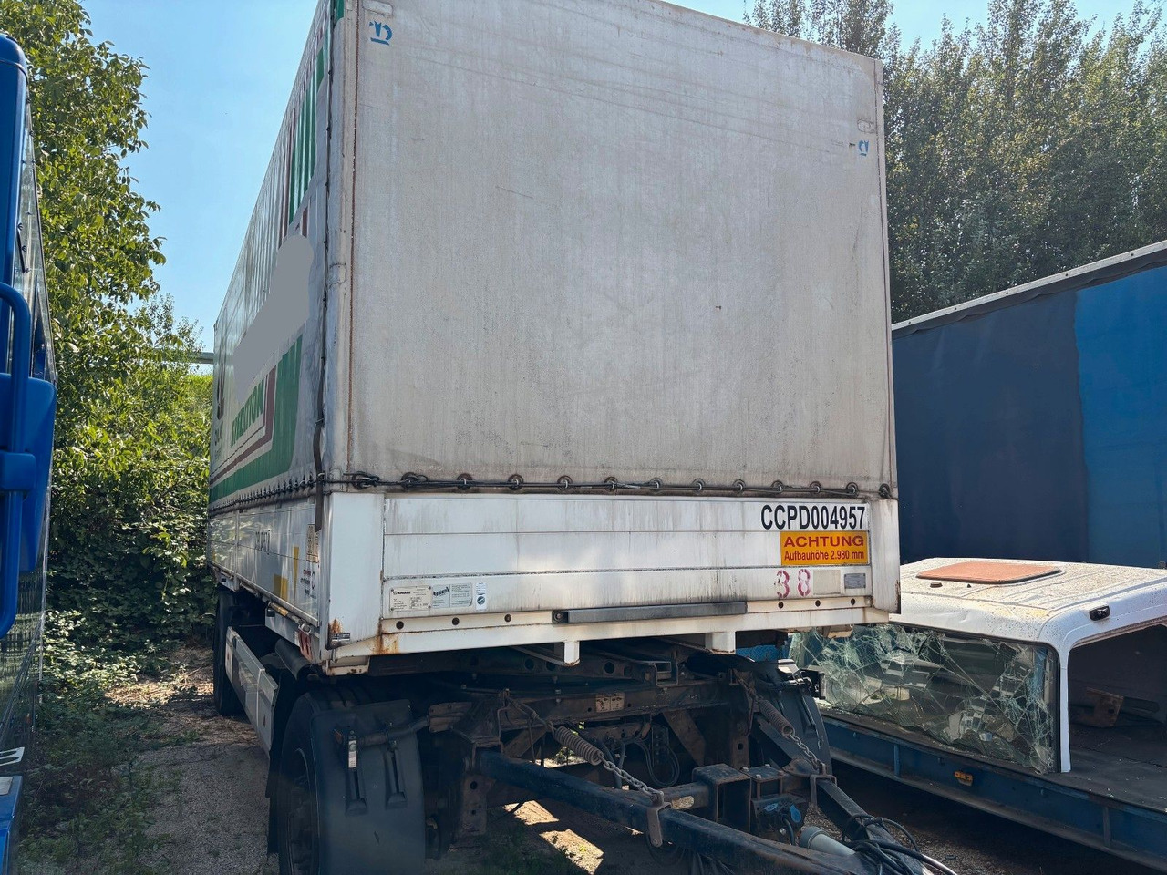 Krone AZ Alubordwände/Luft/Scheibe/BPW - Remolque con toldo: foto 2 Krone AZ Alubordwände/Luft/Scheibe/BPW - Remolque con toldo: foto 2
