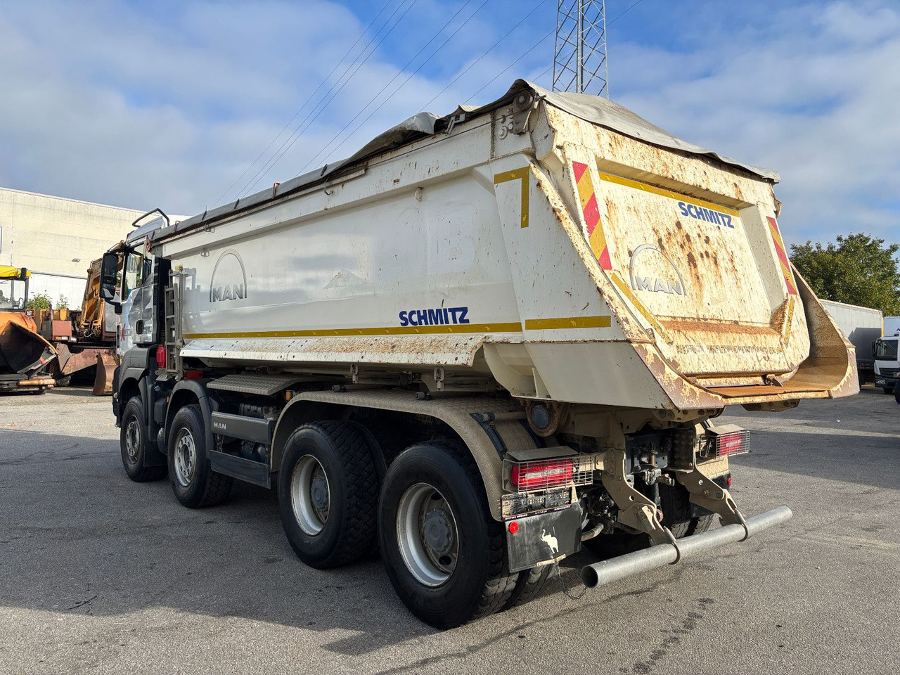 MAN TGS41.510 8x4 Schmitz Muldenkipper Retarder/19m³ - Camión volquete: foto 5 MAN TGS41.510 8x4 Schmitz Muldenkipper Retarder/19m³ - Camión volquete: foto 5