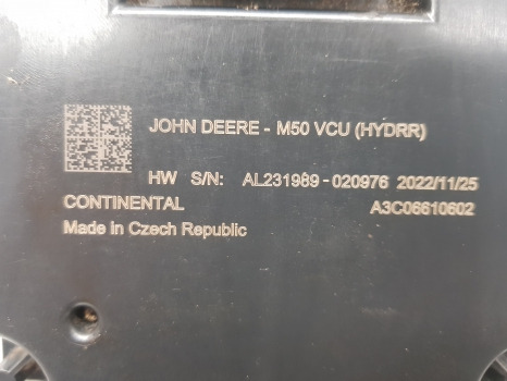 John Deere 5r, 6r Series 6r 185, Ecu Al220746, Al210192, Al211997 - Unidad de control: foto 3 John Deere 5r, 6r Series 6r 185, Ecu Al220746, Al210192, Al211997 - Unidad de control: foto 3