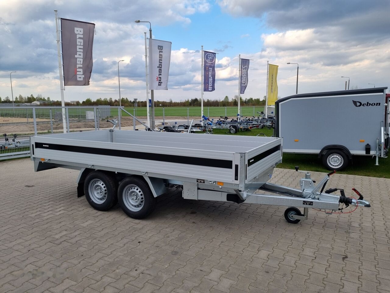 Brenderup 5375 ATB , 375x180 cm 2500 kg - Remolque plataforma/ Caja abierta: foto 1 Brenderup 5375 ATB , 375x180 cm 2500 kg - Remolque plataforma/ Caja abierta: foto 1