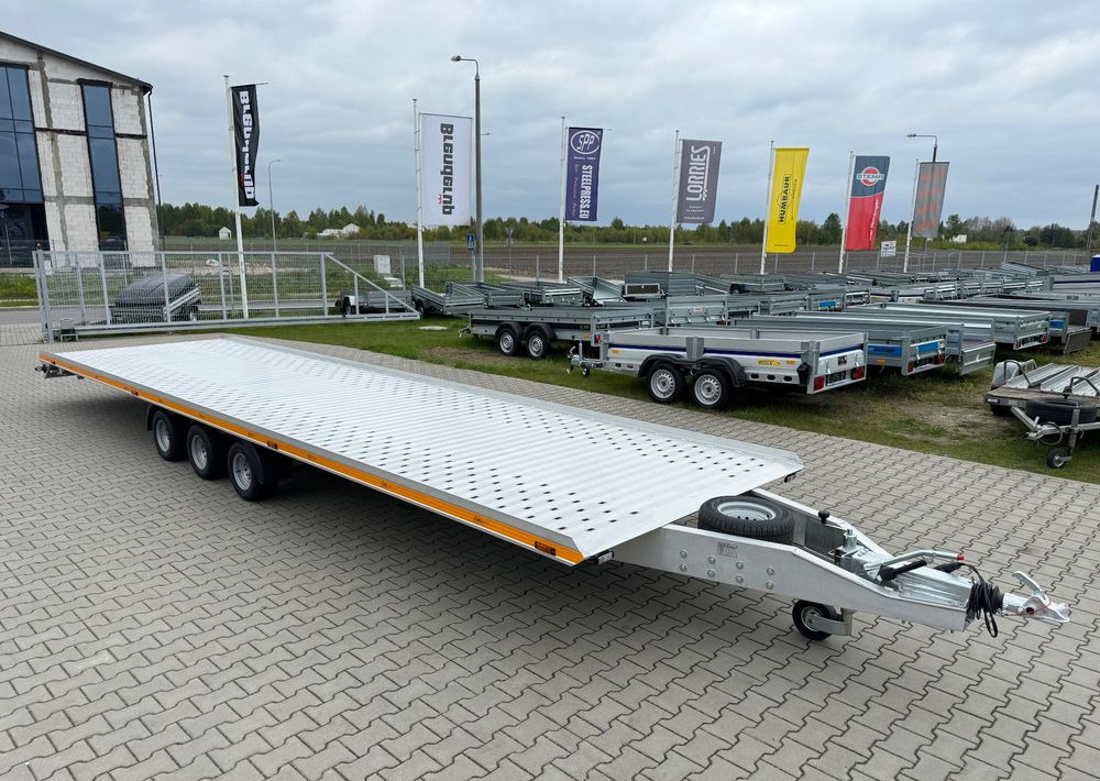 GROMEX laweta aluminiowa | 850x210cm | DMC 3500kg | platforma na 2 auta | 3 osie AL-KO | OŚWIETLENIE LED - Remolque portavehículos: foto 4 GROMEX laweta aluminiowa | 850x210cm | DMC 3500kg | platforma na 2 auta | 3 osie AL-KO | OŚWIETLENIE LED - Remolque portavehículos: foto 4