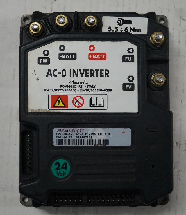 Atlet 300697612 | Rij regeling drive controller Zapi AC-) 24V/150A fz2008-inv sn - Unidad de control para Equipo de manutención: foto 1 Atlet 300697612 | Rij regeling drive controller Zapi AC-) 24V/150A fz2008-inv sn - Unidad de control para Equipo de manutención: foto 1
