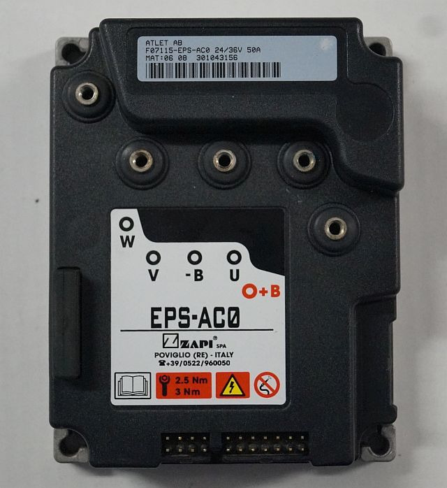 Atlet 301043156 | Controlller EPS AC0 f07115 EPS-AC0 24V/36V 50A - Unidad de control para Equipo de manutención: foto 1 Atlet 301043156 | Controlller EPS AC0 f07115 EPS-AC0 24V/36V 50A - Unidad de control para Equipo de manutención: foto 1