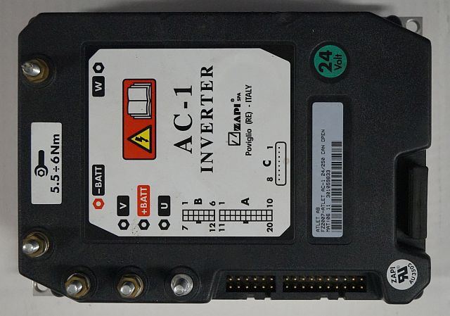 Atlet 301059833 | Rij regeling drive controller fz2007-Atlet AC-1 24/250A Can Op - Unidad de control para Equipo de manutención: foto 1 Atlet 301059833 | Rij regeling drive controller fz2007-Atlet AC-1 24/250A Can Op - Unidad de control para Equipo de manutención: foto 1