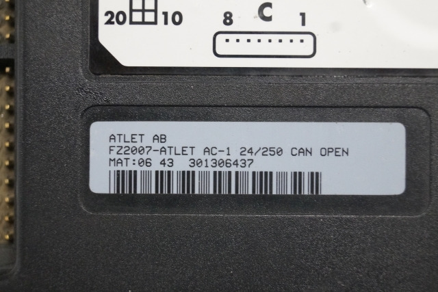 Atlet FZ2007 | AC-I converter FZ 2007 - Atlet AC-I 24/250 can opensn. 06 43 3013 - Unidad de control para Equipo de manutención: foto 2 Atlet FZ2007 | AC-I converter FZ 2007 - Atlet AC-I 24/250 can opensn. 06 43 3013 - Unidad de control para Equipo de manutención: foto 2
