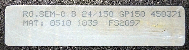 Caterpillar 05101039 | Controller Sem Zero RO Sem-0 B 24/150 GP150 450371 FS2097 - Unidad de control para Equipo de manutención: foto 2 Caterpillar 05101039 | Controller Sem Zero RO Sem-0 B 24/150 GP150 450371 FS2097 - Unidad de control para Equipo de manutención: foto 2