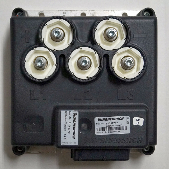 Jungheinrich 51037707 | Rij regeling driving controller AS2405i index E Sw. 1,28 - Unidad de control para Equipo de manutención: foto 1 Jungheinrich 51037707 | Rij regeling driving controller AS2405i index E Sw. 1,28 - Unidad de control para Equipo de manutención: foto 1