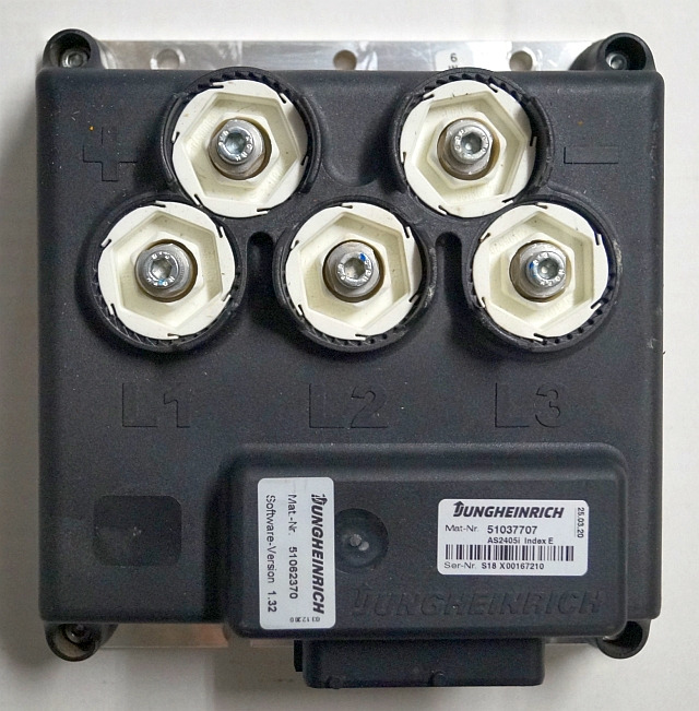 Jungheinrich 51037707 | Rij regeling driving controller AS2405i index E Sw. 1,31 - Unidad de control para Equipo de manutención: foto 1 Jungheinrich 51037707 | Rij regeling driving controller AS2405i index E Sw. 1,31 - Unidad de control para Equipo de manutención: foto 1