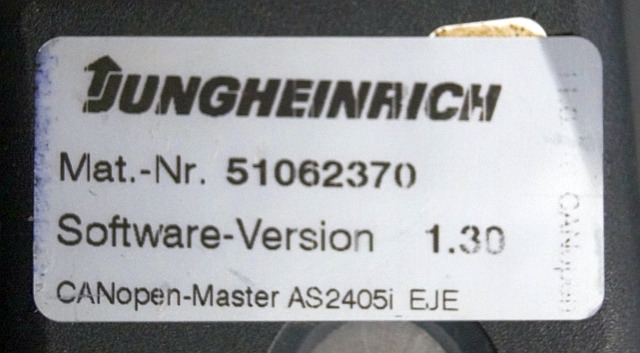 Jungheinrich 51037707 | Rij regeling driving controller AS2405i index E Sw. 1,31 - Unidad de control para Equipo de manutención: foto 4 Jungheinrich 51037707 | Rij regeling driving controller AS2405i index E Sw. 1,31 - Unidad de control para Equipo de manutención: foto 4
