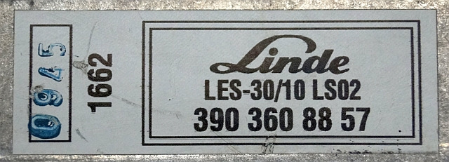 Linde 3903608857 | Steering controller LES 30-30/10 LS02 sn. 1662 0945 for serie - Unidad de control para Equipo de manutención: foto 3 Linde 3903608857 | Steering controller LES 30-30/10 LS02 sn. 1662 0945 for serie - Unidad de control para Equipo de manutención: foto 3