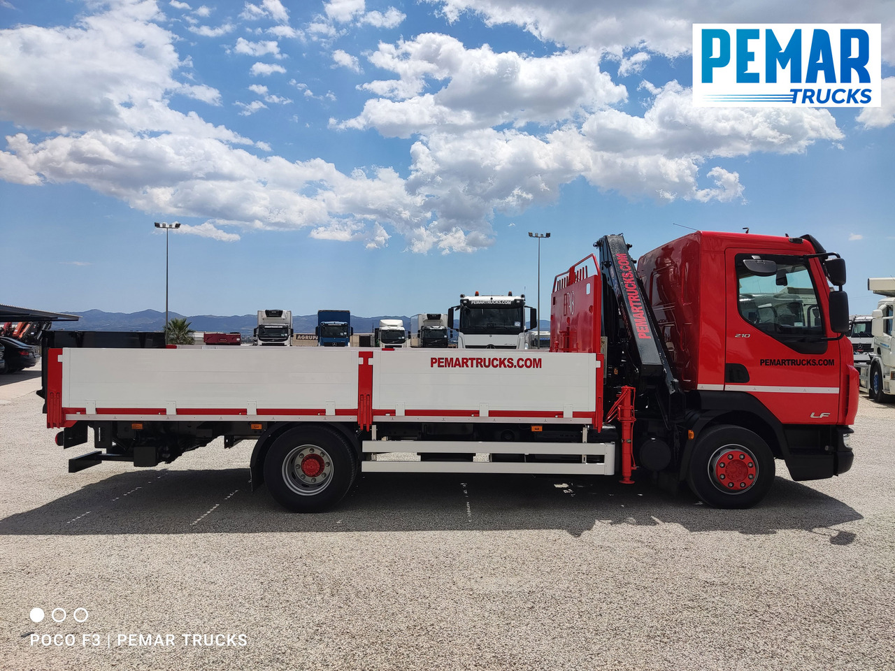 DAF LF 210 GRUA CAJA FIJA - Camión caja abierta, Camión grúa: foto 5 DAF LF 210 GRUA CAJA FIJA - Camión caja abierta, Camión grúa: foto 5