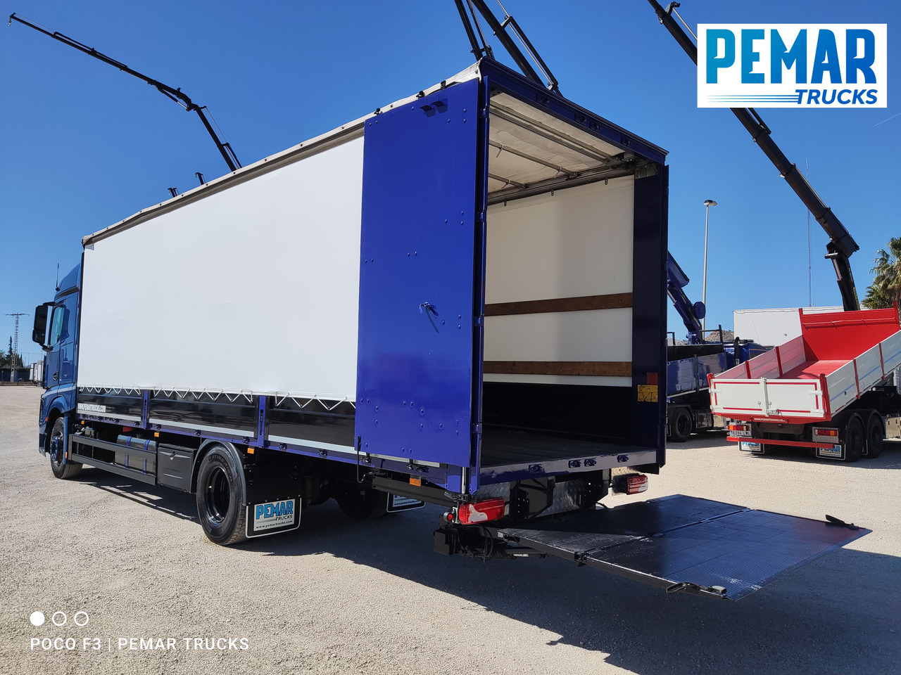 Camión lona MERCEDES-BENZ ACTROS 1836 SEMITAUTLINER 18T: foto 12