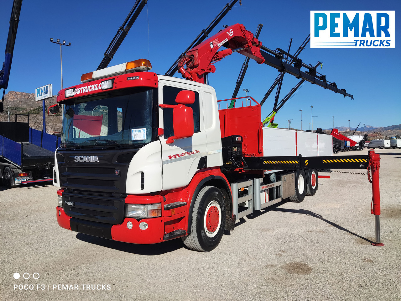 SCANIA P 400 6X2 GRUA CAJA FIJA - Camión grúa: foto 1 SCANIA P 400 6X2 GRUA CAJA FIJA - Camión grúa: foto 1