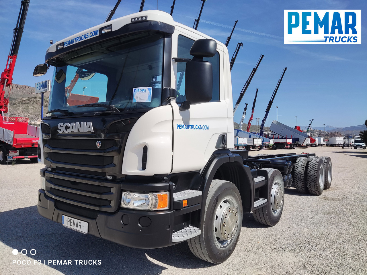 SCANIA P 410 8X4 CHASIS EURO 6 - Camión chasis: foto 1 SCANIA P 410 8X4 CHASIS EURO 6 - Camión chasis: foto 1