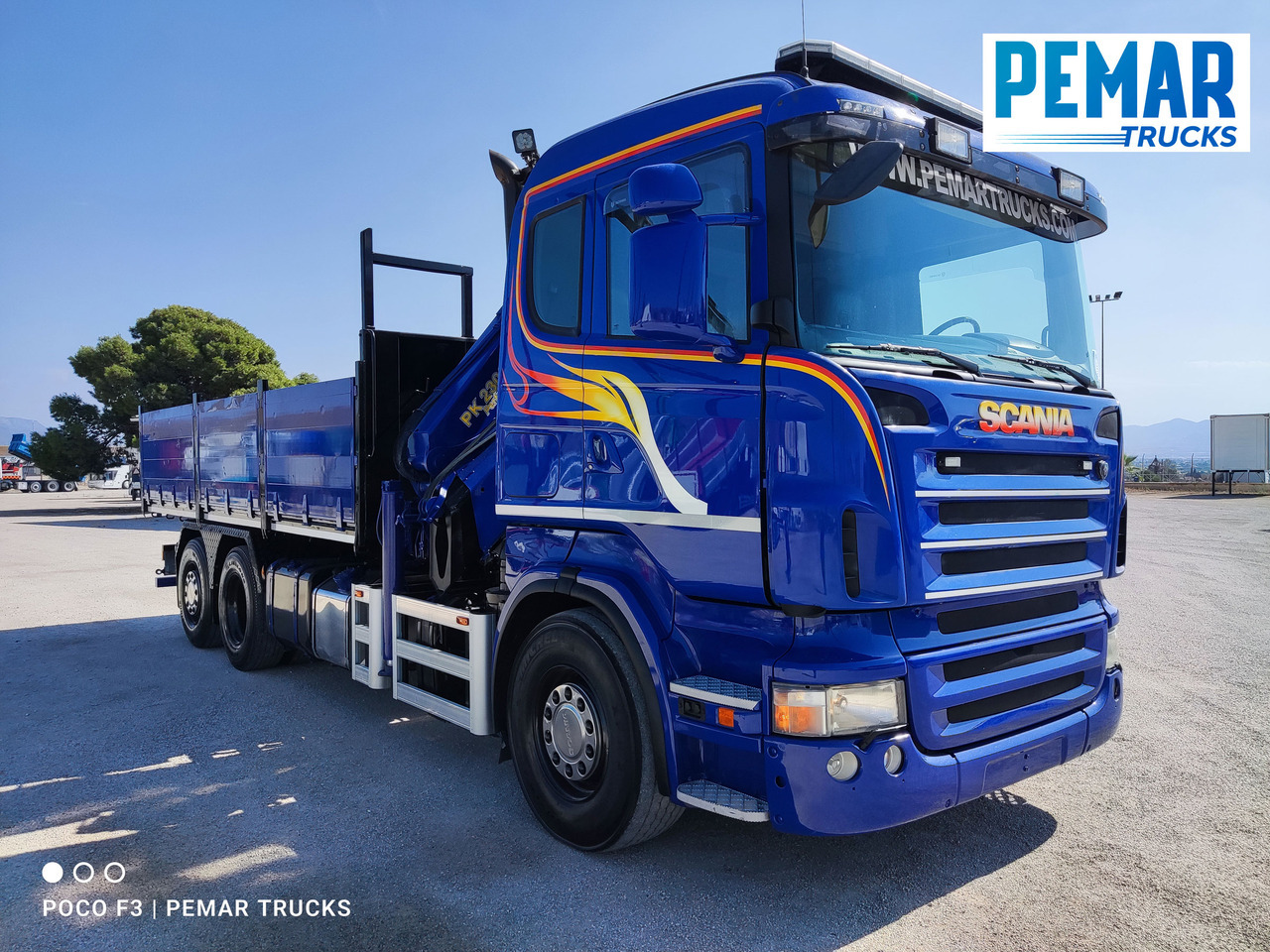 SCANIA R 420 6X2 GRUA PALFINGER PK 23002 BASCULANTE - Camión volquete, Camión grúa: foto 4 SCANIA R 420 6X2 GRUA PALFINGER PK 23002 BASCULANTE - Camión volquete, Camión grúa: foto 4