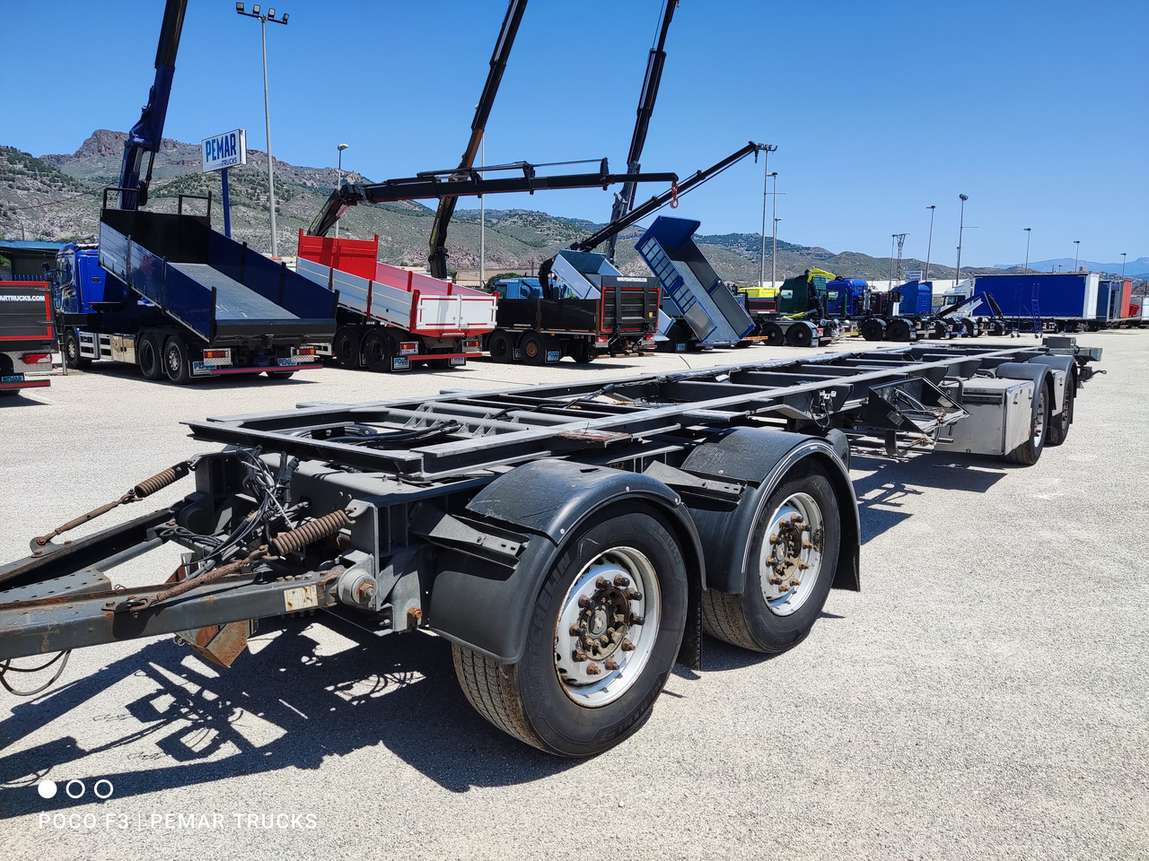 SCHMITZ CARGOBULL KO36 CHASIS MEGATRAILER 4 ejes - Remolque chasis: foto 1 SCHMITZ CARGOBULL KO36 CHASIS MEGATRAILER 4 ejes - Remolque chasis: foto 1