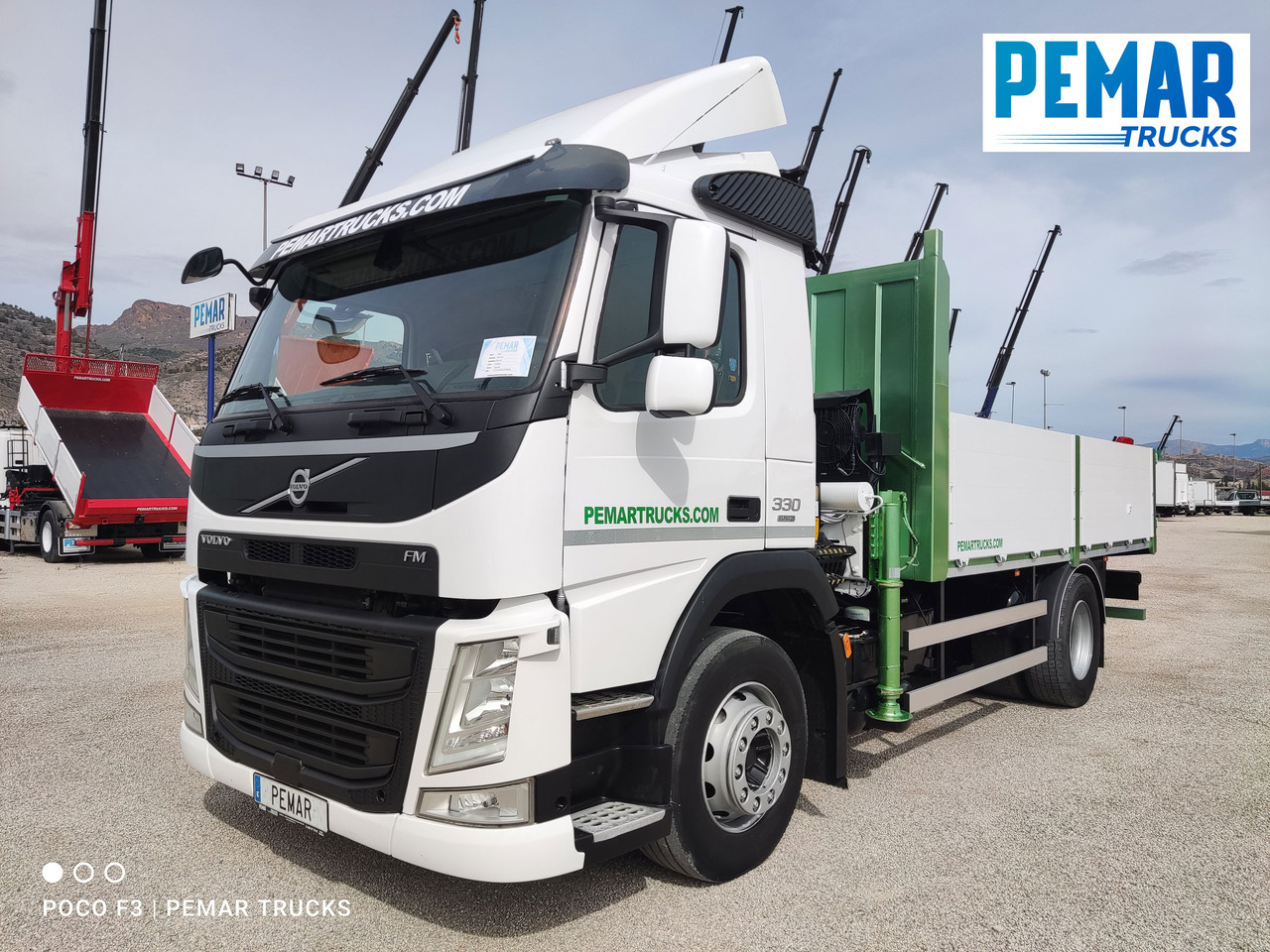 VOLVO FM 330 4X2 GRUA CAJA FIJA - Camión caja abierta, Camión grúa: foto 2 VOLVO FM 330 4X2 GRUA CAJA FIJA - Camión caja abierta, Camión grúa: foto 2