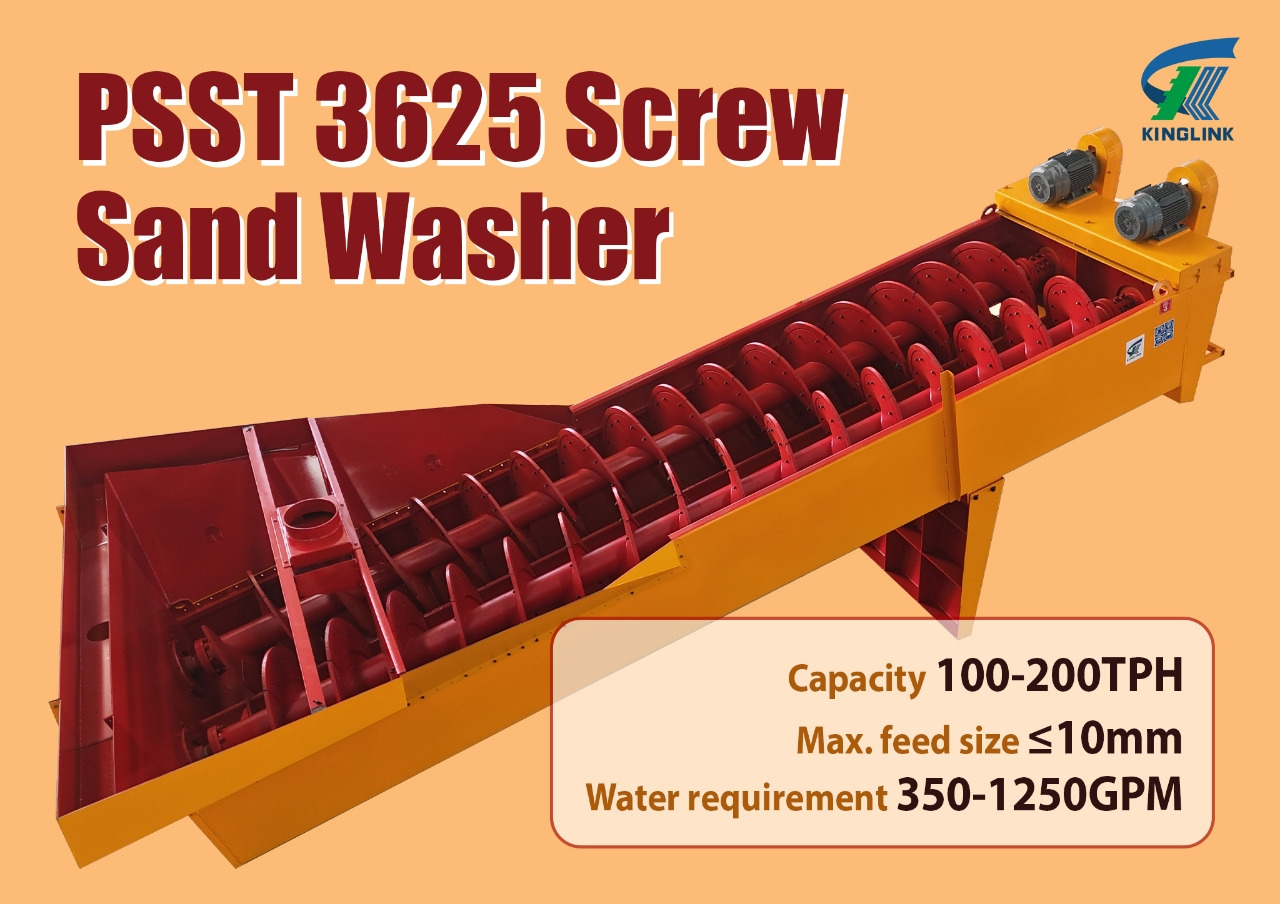 Kinglink TTSW3625 Fine Material Washer | Sand Screw Washer - Cribadora: foto 1 Kinglink TTSW3625 Fine Material Washer | Sand Screw Washer - Cribadora: foto 1