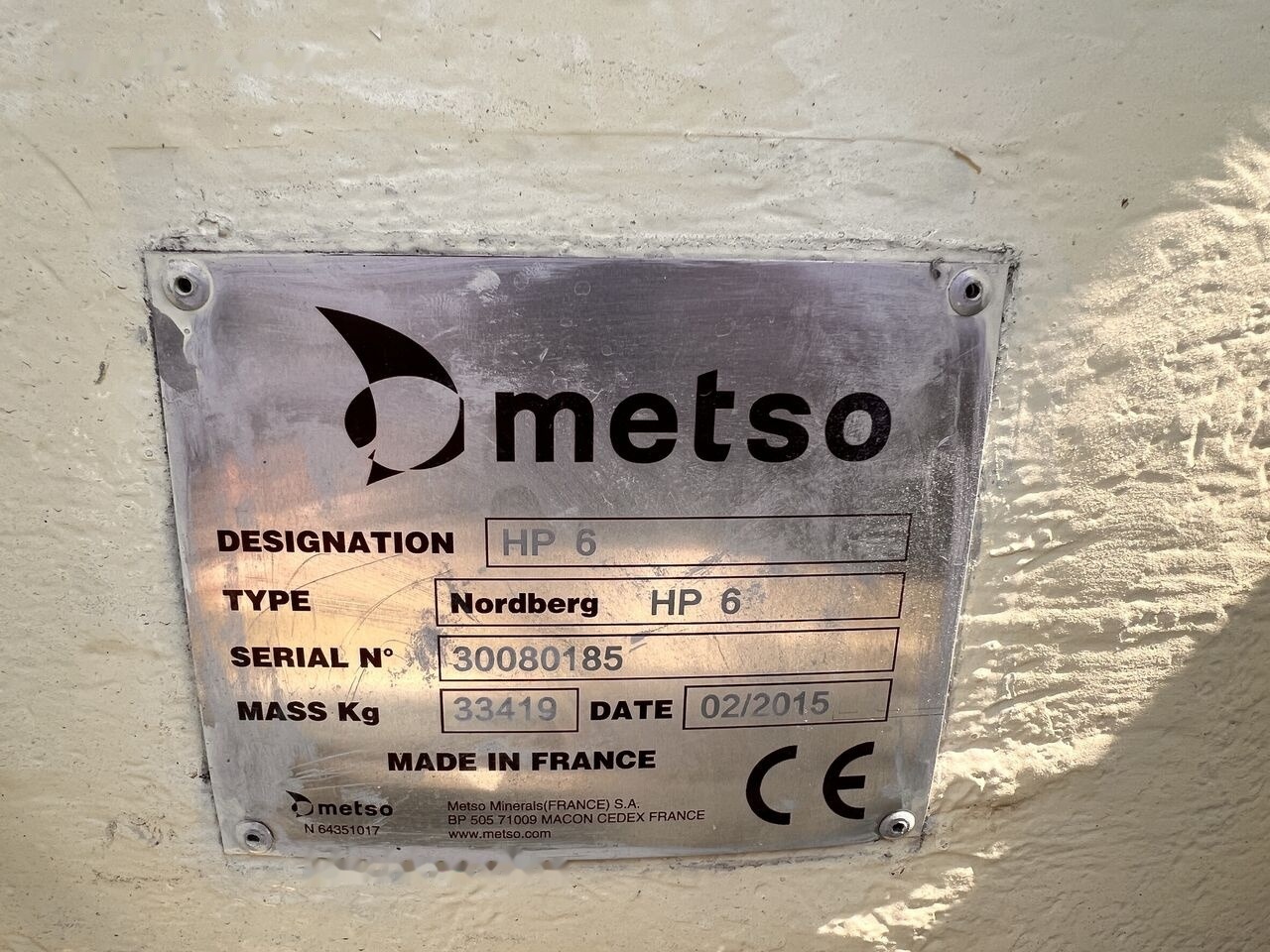 Metso Nordberg HP6 Cone Crusher | Hard Stone - Trituradora de cono: foto 3 Metso Nordberg HP6 Cone Crusher | Hard Stone - Trituradora de cono: foto 3