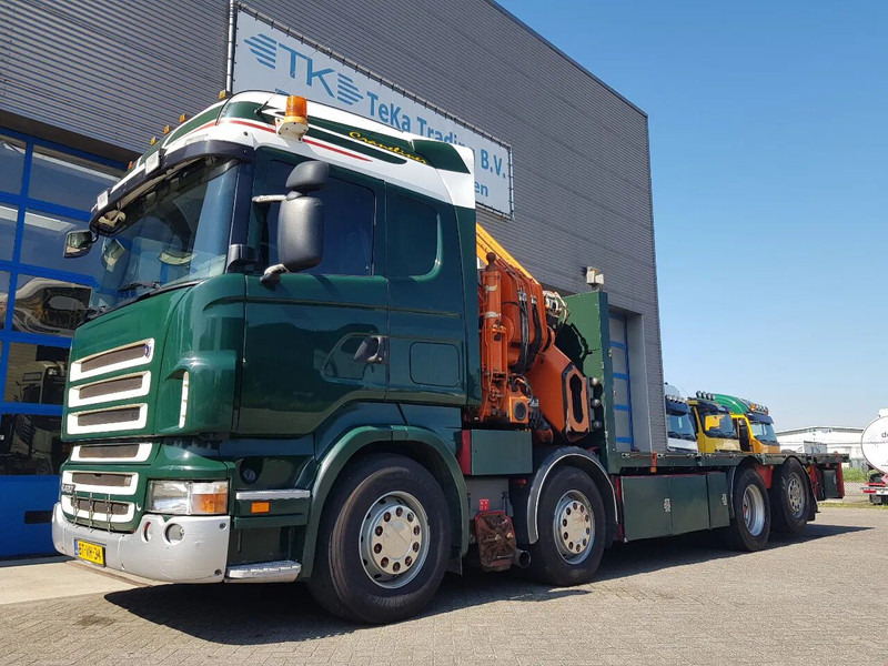 Scania R420 8x2 HIAB 800E-7 Hipro 80 ton/meter Winch Retarder - Camión caja abierta: foto 2 Scania R420 8x2 HIAB 800E-7 Hipro 80 ton/meter Winch Retarder - Camión caja abierta: foto 2