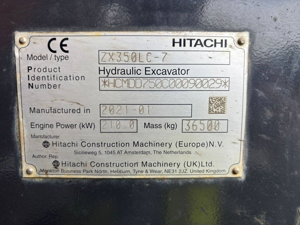 Hitachi ZX 350 LC-7 (Under Preparation) - Excavadora de cadenas: foto 2 Hitachi ZX 350 LC-7 (Under Preparation) - Excavadora de cadenas: foto 2