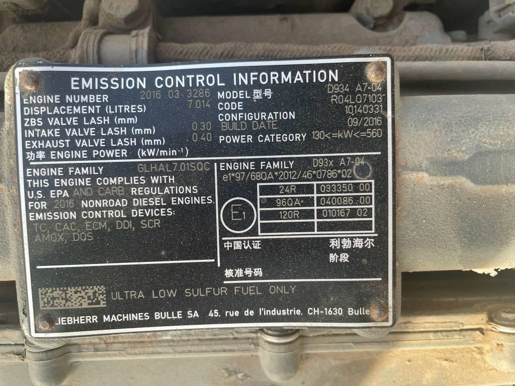 Excavadora de cadenas Liebherr R 926 LC: foto 16