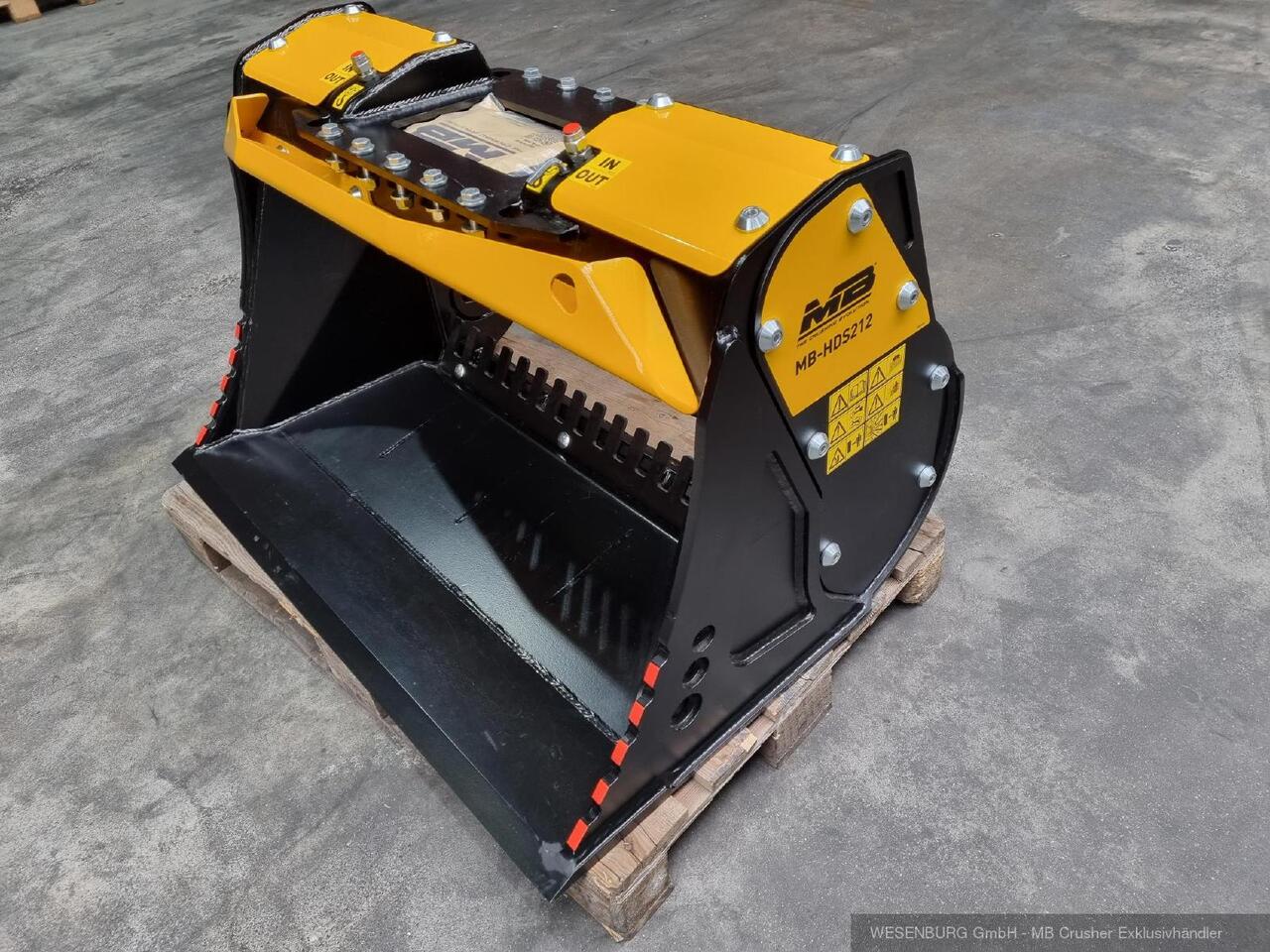 MB Crusher Schaufelseparator Separator MB-HDS 212 / 5,0 - 10,0 t - Cuchara para clasificación para Maquinaria de construcción: foto 1 MB Crusher Schaufelseparator Separator MB-HDS 212 / 5,0 - 10,0 t - Cuchara para clasificación para Maquinaria de construcción: foto 1