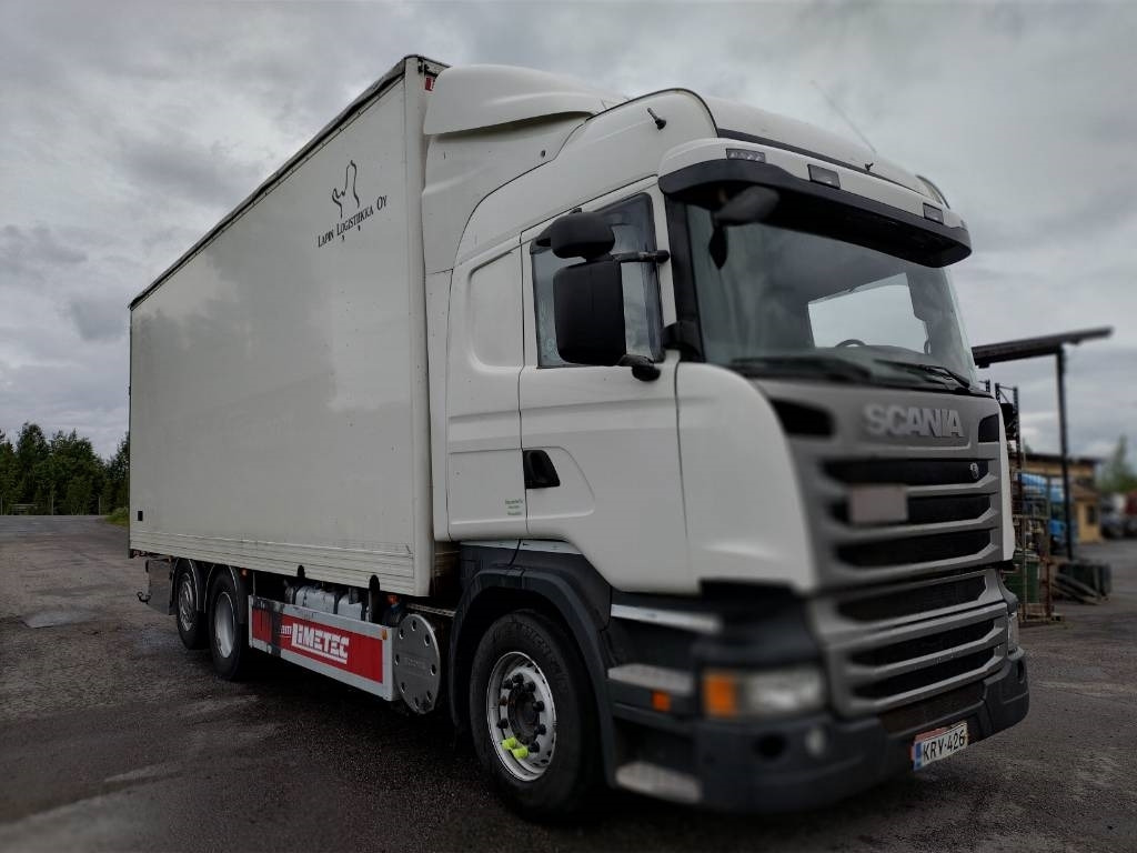 Scania R480 6x2 limetec kokosivuauk kori,liukukatto - Camión caja cerrada: foto 2 Scania R480 6x2 limetec kokosivuauk kori,liukukatto - Camión caja cerrada: foto 2