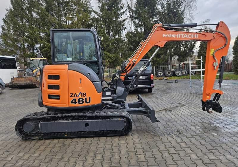 Excavadora de cadenas Hitachi ZX48U-5A CLR / 3 ŁYŻKI / SPROWADZONA / 2 300 MTH: foto 20