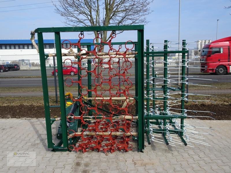 Rastra de cadenas Vemac Wiesenschleppe Wiesenstriegel Striegel 4m hydraulisch NEU: foto 10