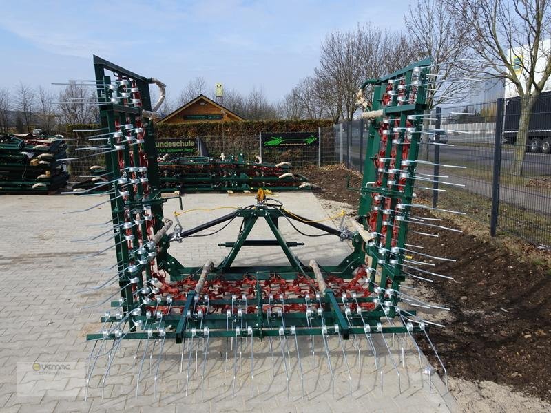 Rastra de cadenas Vemac Wiesenschleppe Wiesenstriegel Striegel 4m hydraulisch NEU: foto 11