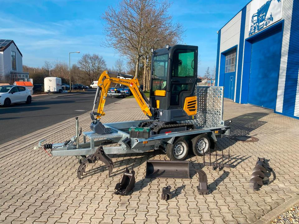 Minibagger BK950KS + Tieflader + Zubehör *INKL.19% MWST*BERGER KRAUS*KABINE*SOFORT!* - Miniexcavadora: foto 1 Minibagger BK950KS + Tieflader + Zubehör *INKL.19% MWST*BERGER KRAUS*KABINE*SOFORT!* - Miniexcavadora: foto 1
