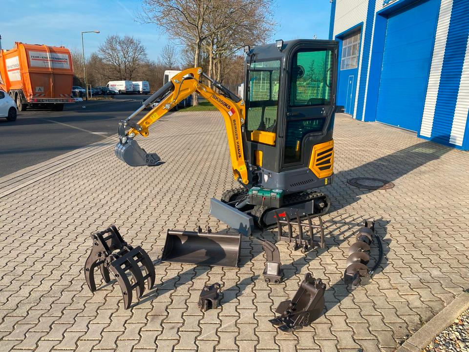 Minibagger BK950KS + Zubehör *INKL.19% MWST*BERGER KRAUS*KABINE*SOFORT!* - Miniexcavadora: foto 2 Minibagger BK950KS + Zubehör *INKL.19% MWST*BERGER KRAUS*KABINE*SOFORT!* - Miniexcavadora: foto 2