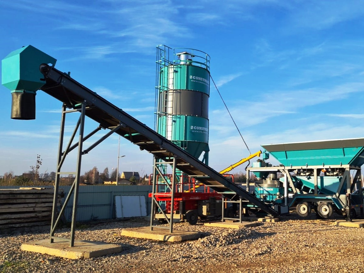 Constmach Kleine mobile Betonmischanlage 45 m³/h - Planta de hormigón: foto 2 Constmach Kleine mobile Betonmischanlage 45 m³/h - Planta de hormigón: foto 2
