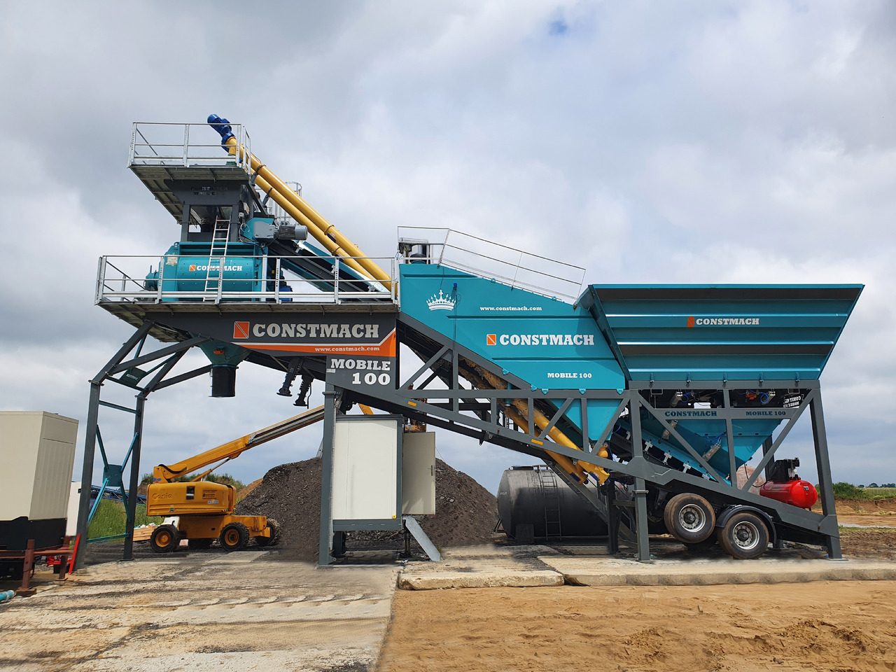 Constmach Mobile Betonmischanlage mit 100 m³/h - Planta de hormigón: foto 5 Constmach Mobile Betonmischanlage mit 100 m³/h - Planta de hormigón: foto 5