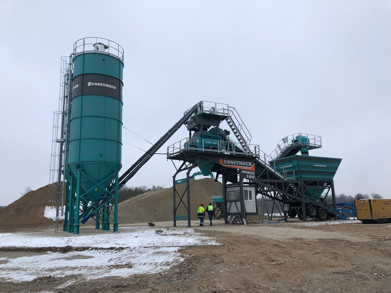 Constmach Mobile Betonmischanlage mit 100 m³/h - Planta de hormigón: foto 3 Constmach Mobile Betonmischanlage mit 100 m³/h - Planta de hormigón: foto 3