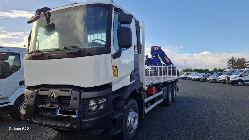 Renault C-Series 480.26 DTI 13 - Camión caja abierta, Camión grúa: foto 1 Renault C-Series 480.26 DTI 13 - Camión caja abierta, Camión grúa: foto 1