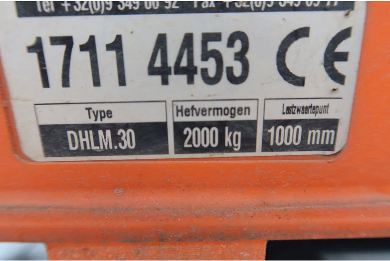 Camión caja cerrada DAF CF 290 FA Bak+ klep Dhollandia 2000 kg: foto 16