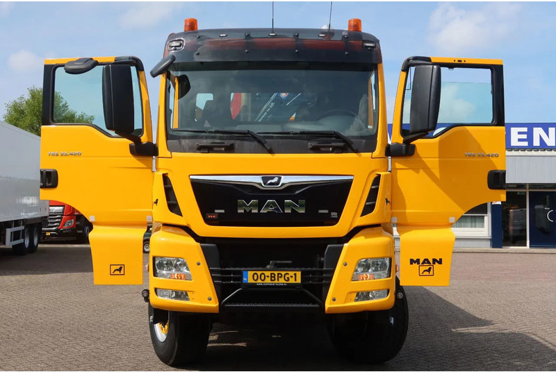 Camión grúa MAN TGS 33.420 2 Zijdige kipper + kraan 6x6 Stuur as: foto 16