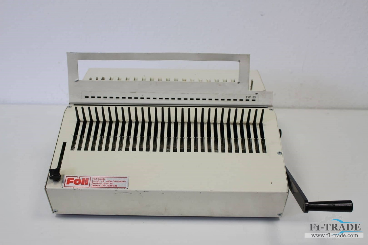 FOELL - Encuadernadora: foto 1 FOELL - Encuadernadora: foto 1